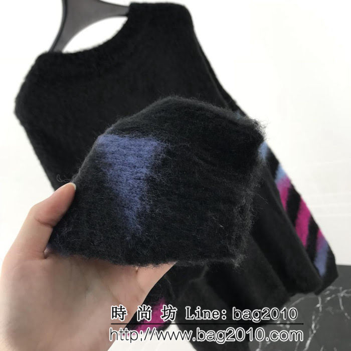 OWBLACK BRUSHED KNITWEAR Knitwear 針織拉絨馬海毛 毛衣定制面料 OS寬鬆版型 情侶款 ydi2441